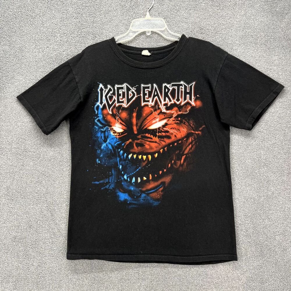 Iced Earth T Shirt Adult Medium Black Mother fukin Rock Metal Band